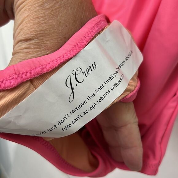 J.Crew Pink one piece Swimsuit NWT size 24 - Picture 5 of 16